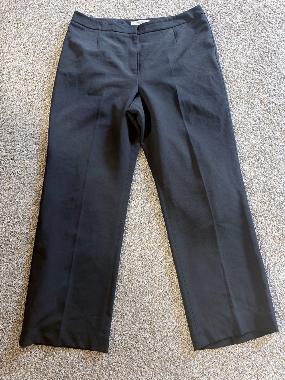 Jones Studio Black Straight-Leg Dress Trousers